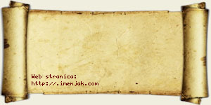 Jovana Šljivovac vizit kartica